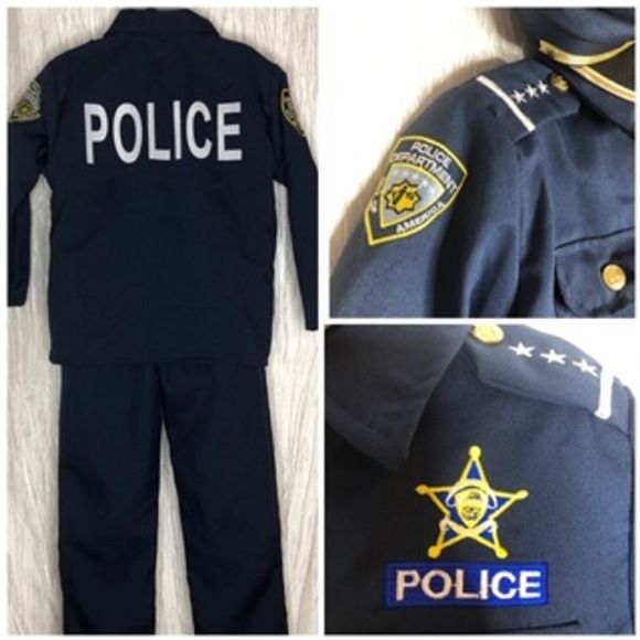 unbranded Other - Police Costume Boys Sz 4-6 First Responder